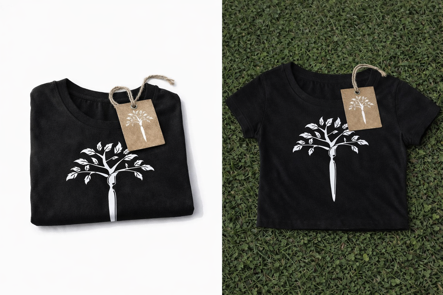 Lucky Tree Organic Cotton Crop Top