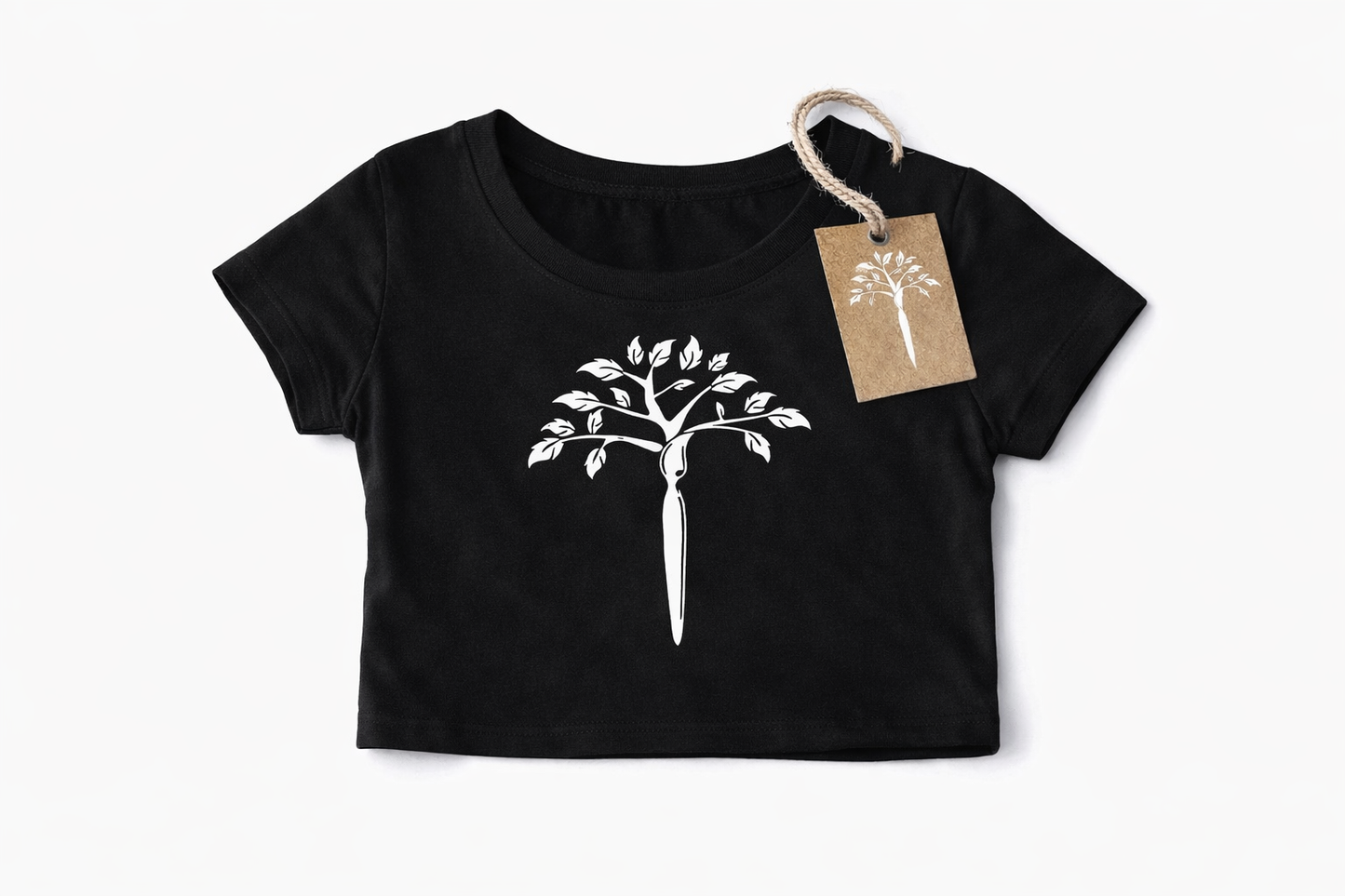 Lucky Tree Organic Cotton Crop Top
